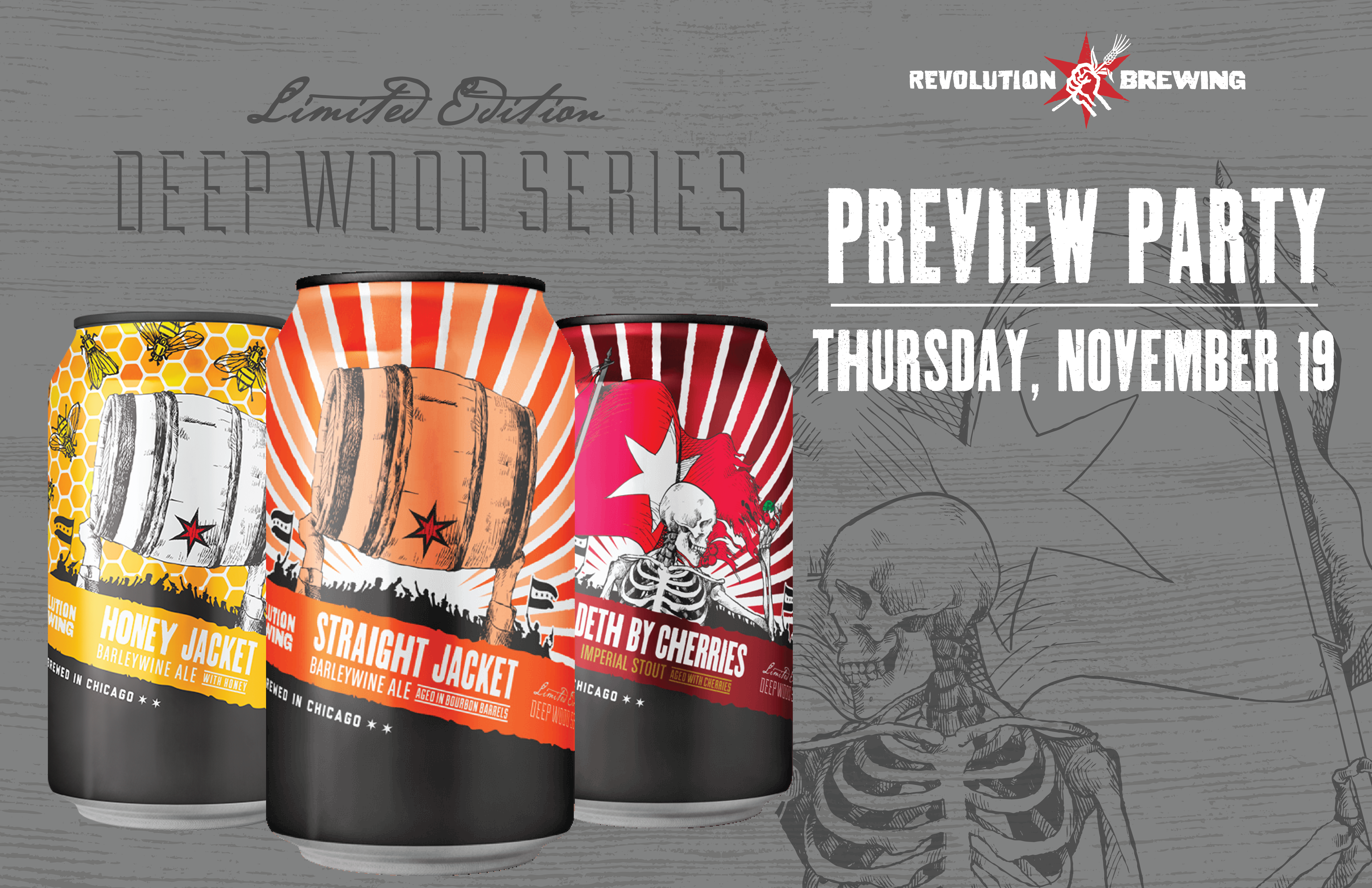 Deep Wood Series Preview: Ryeway To Heaven,… | Revolution Brewing